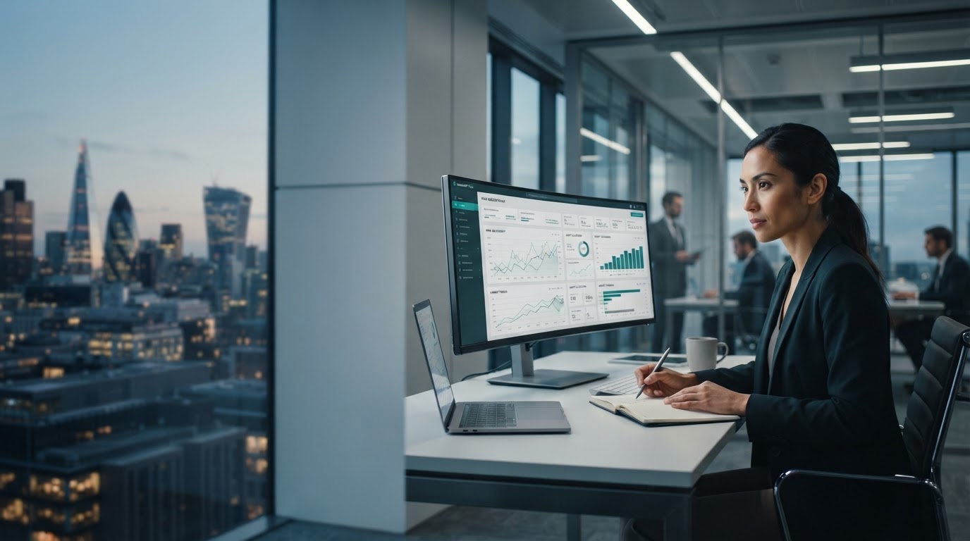 Riseworth Fund dashboard environment representing AI-driven liquidity analysis